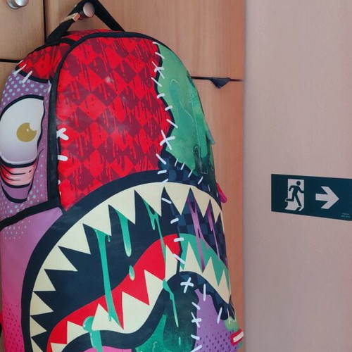 Sprayground backpack limited edition, new, multicolor