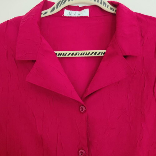 Bordeaux women's shirt XL with crinkled texture like new