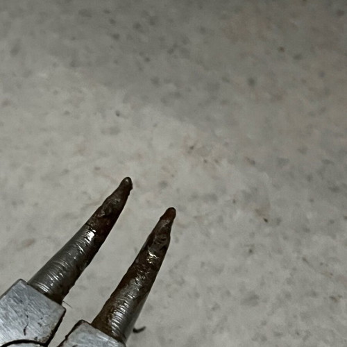 Nose pliers used