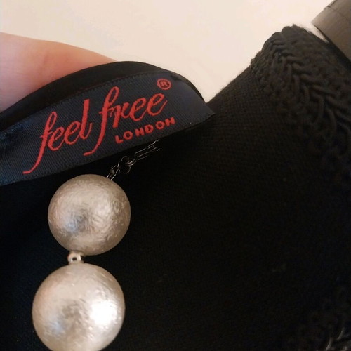 Feel Free London black cocktail dress like new, one size