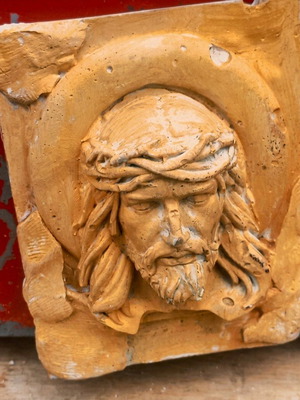 Religious plaster magnets new, set of 12 pieces