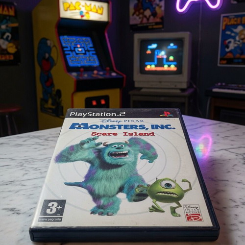Disney Pixar Monsters, Inc. Scare Island παιχνίδι PlayStation 2 σαν καινούργιο, πλήρες με manual