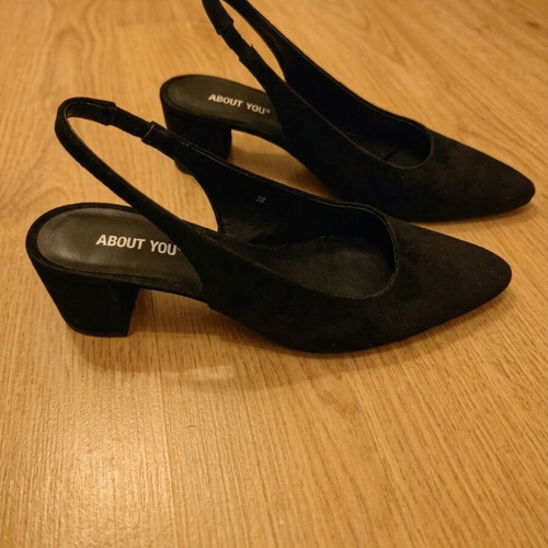 About You black mules size 38 new with low heel
