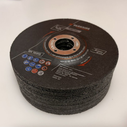 Parkside sanding discs EN12413 metal pack of 8 new