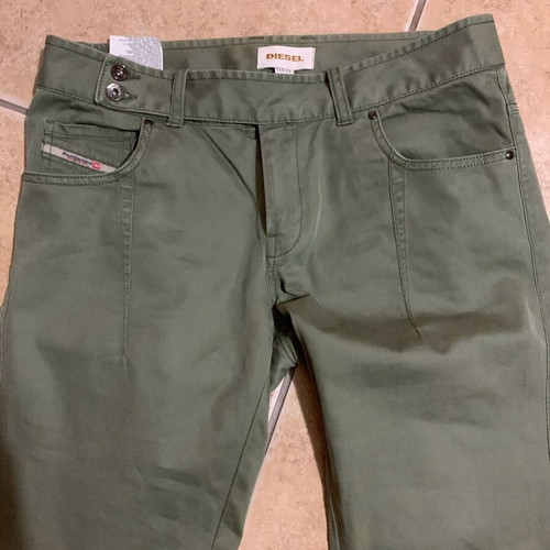 Diesel low-rise pants like new, khaki, size 29