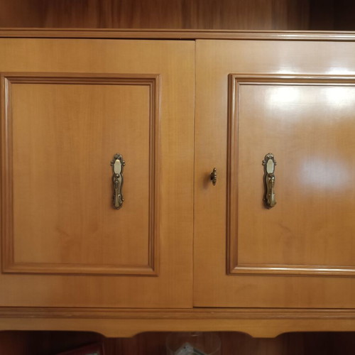 Handmade living room unit walnut veneer like new
