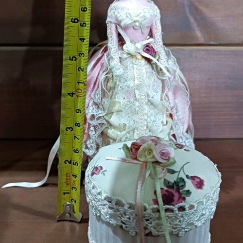 Set of jewelry box and vintage lady new
