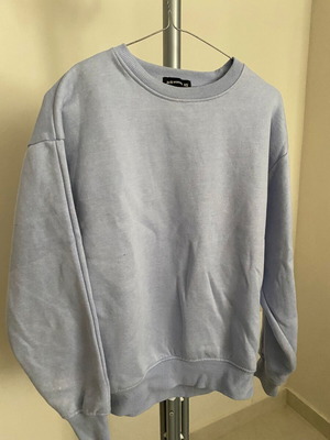 Light Blue Basic Sweatshirt Pink Woman Size S Like New
