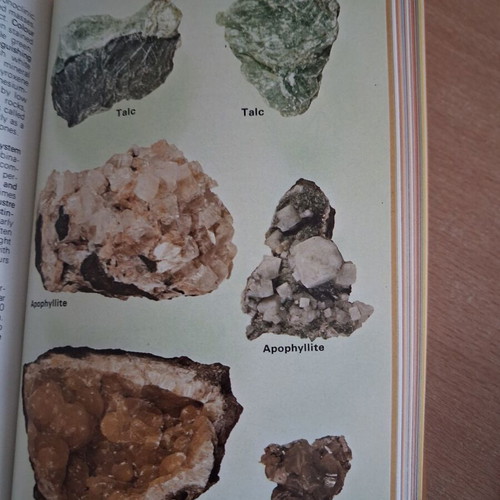 Minerals, Rocks and Fossils book like new, in English