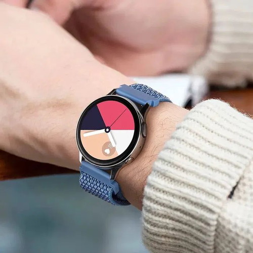 Textile Watch Straps with Velcro for Samsung Huawei Amazfit Garmin new