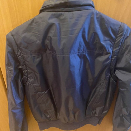 Lee Cooper bomber jacket with detachable sleeves like new, blue