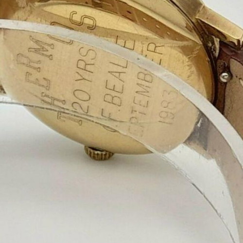Montine Swiss Men's Watch 9K Gold Used Automatic Day Date