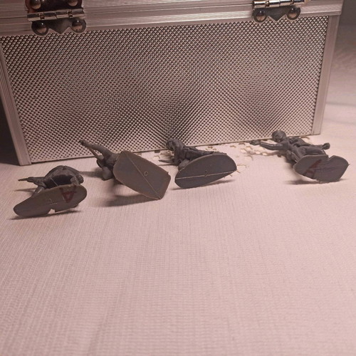 Solpa German Infantry Toy Soldiers used 1/32 scale set of 4