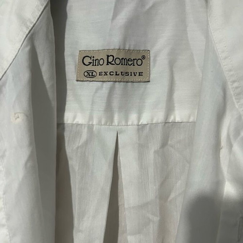 Gino Romero white shirt size XL used