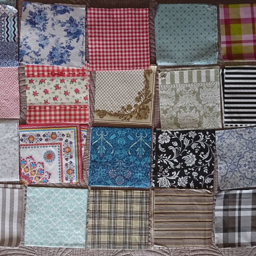 Decoupage napkins like new