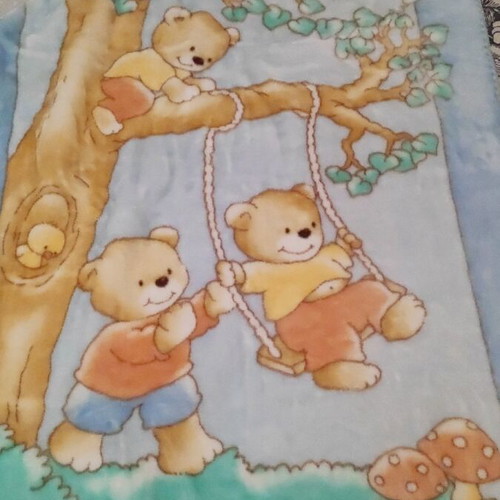 Baby crib blankets like new, set of 2 pieces