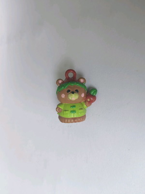 Vintage μινιατούρα Charmkin Maclntosh Bear της Hasbro από τη δεκαετία του 80