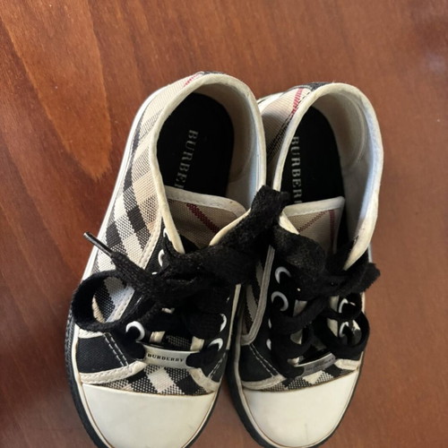 Burberry sneakers used, size 27, beige shoes