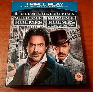 Sherlock Holmes & Sherlock Holmes: A Game of Shadows Blu-ray Set