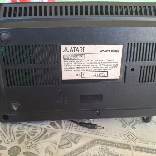 Atari 2600 Darth Vader console with 2 joysticks and 5 games
