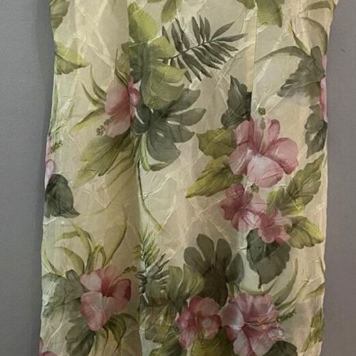 Vintage floral summer dress, airy, like new, size large