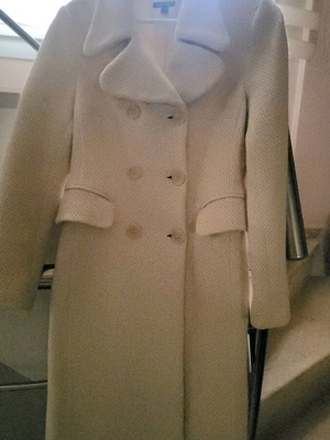 Jacob wool coat like new, beige, size M