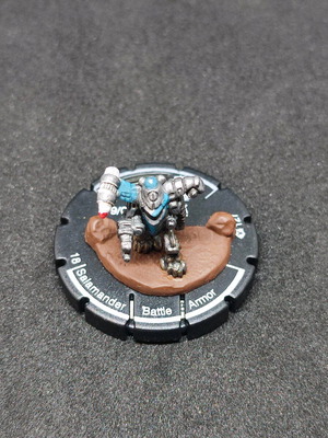 Mechwarrior Salamander Battle Armor #127 like new