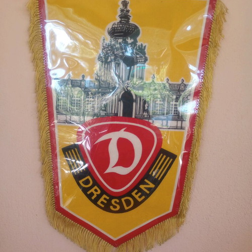 Dynamo Dresden collectible double-sided banner like new