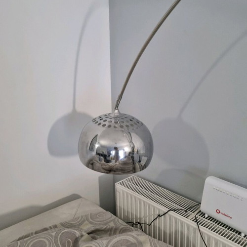 Floor lamp arc lamp like new with marble base