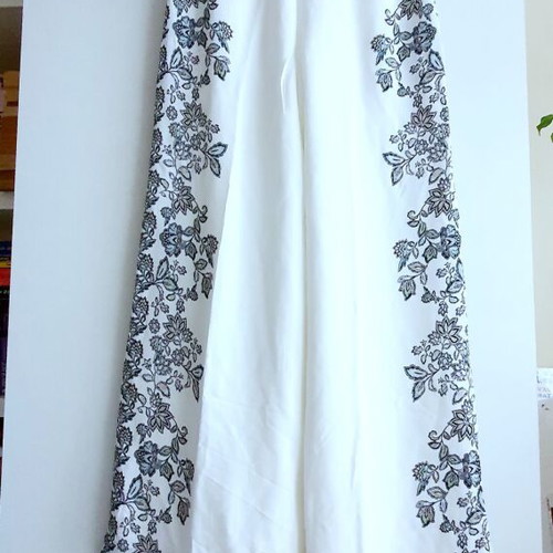 Promod pants new, white, size M with elastic and drawstring