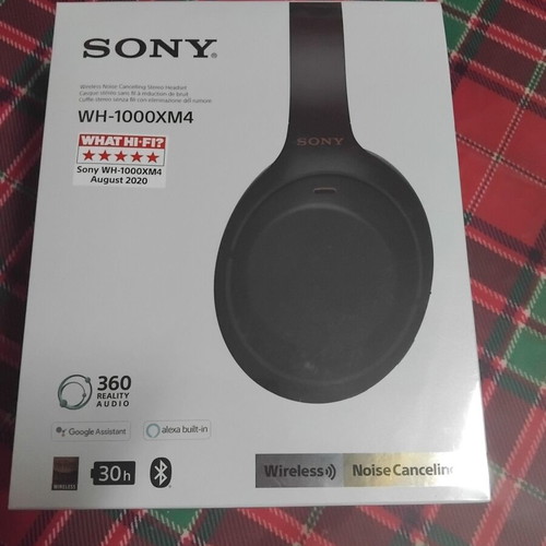 Sony WH-1000XM4 wireless headphones new, black
