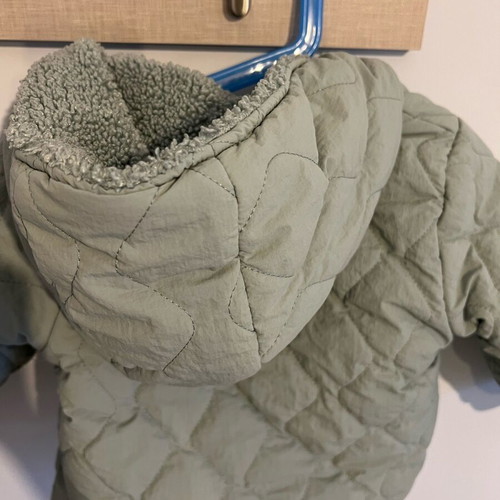Baby jacket used for 12 months with hood