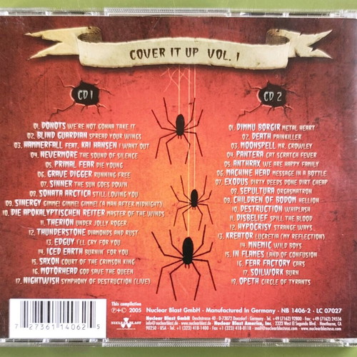 Cover It Up Vol. 1 2CD metal compilation near mint