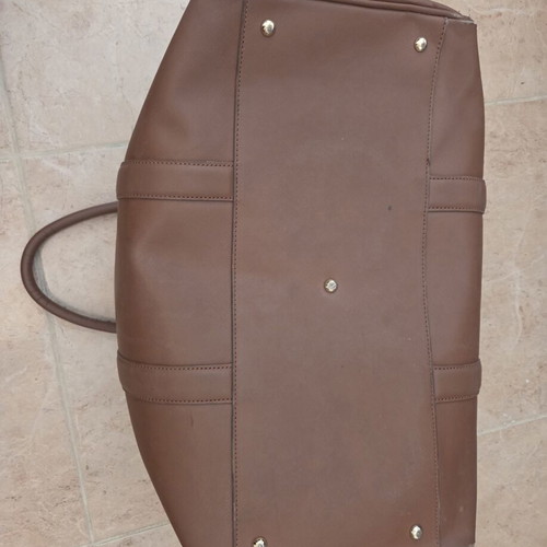 Mario Valentino Brown Weekend Duffle Travel Bag used