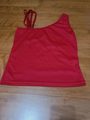 Red blouse like new, size S