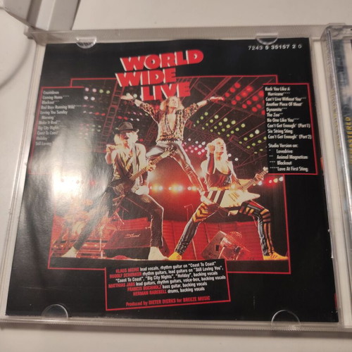 Scorpions World Wide Live CD used, rock
