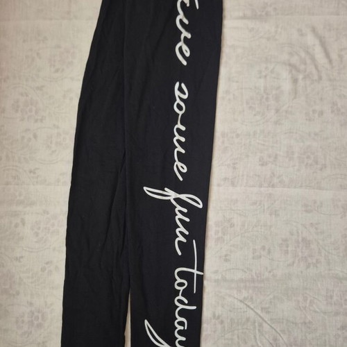 Gym leggings like new, size S, black and white