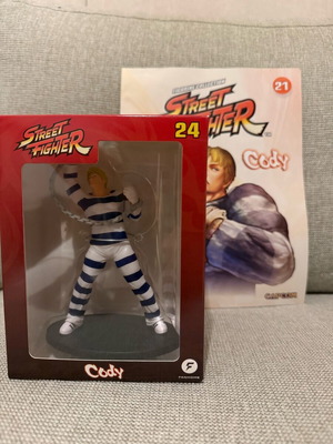Συλλεκτική φιγούρα Street Fighter Cody DeAgostini καινούργια, κλίμακα 1:18