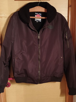 Lee Cooper Flight Jacket S-M σε άριστη κατάσταση, καφέ