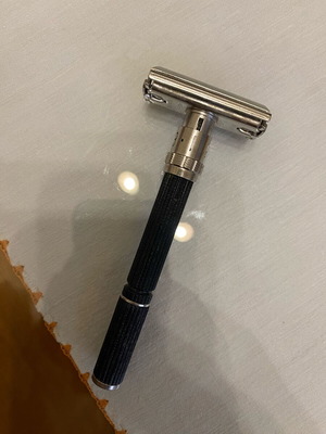 Gillette Black Beauty μεταχειρισμένο vintage ξυράφι με ρυθμιζόμενη λαβή