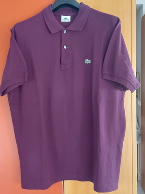 Lacoste polo πουκάμισο σαν καινούργιο, μωβ, μέγεθος XXL