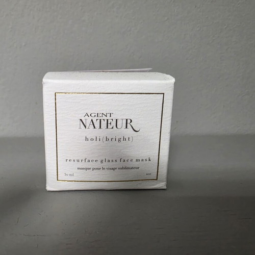 Agent Nateur HOLI (BRIGHT) Resurfacing Glass Face Mask new 30ml