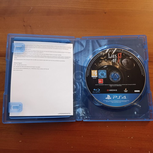 Lies of P PlayStation 4 game like new with free PS5 upgrade