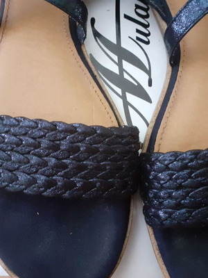 S.Oliver women's sandals used, size 39, blue