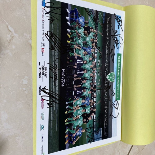 Saint Ettiene poster signed, season 22-23, new