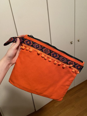Frezyderm boho orange beach pouch