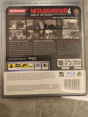 Metal Gear Solid 4 PS3 game