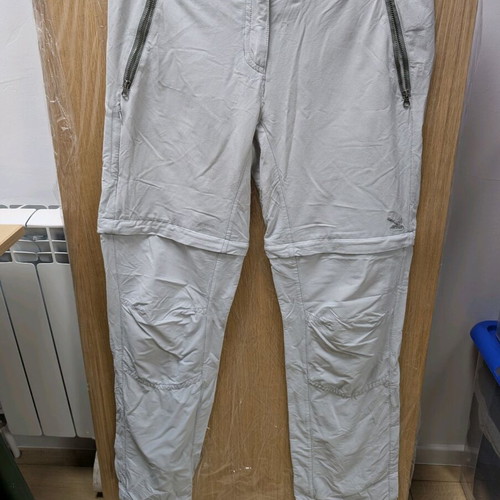 Salewa ladies tracking pants with removable legs used, gray