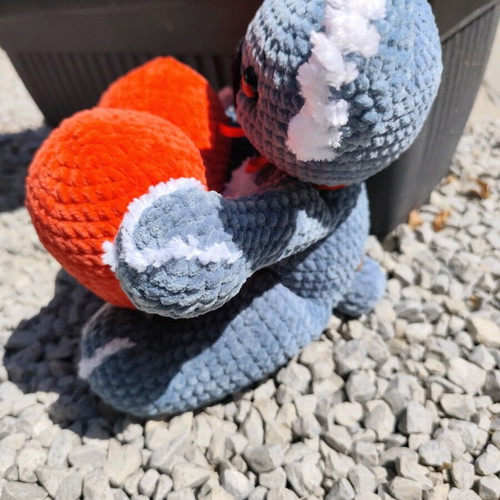 Crocheted Koala with Red Heart new