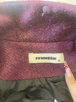 Coat, red and purple, size XL